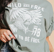 Load image into Gallery viewer, Green Wild &amp; Free Tee - Shopsurgeclothing
