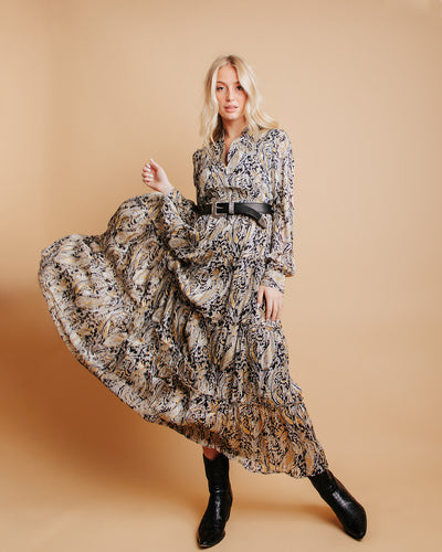 Long Paisley Dress - Shopsurgeclothing